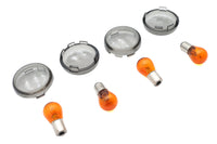 HARLEY Blinker-Dome-Style-Linsensatz, getönt, passend für FXST ab 2000, FXD 2000–2017, XL ab 2002