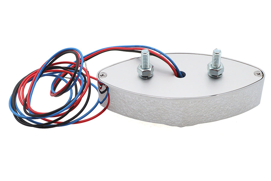 HARLEY Spike Style Chrom LED Kennzeichenleuchte Passend für 0- Custom, Anwendung