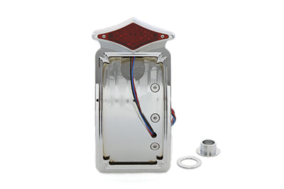 HARLEY Diamond LED Tail Lamp Assembly Vertical Curved Style Fits 0-  Custom, application