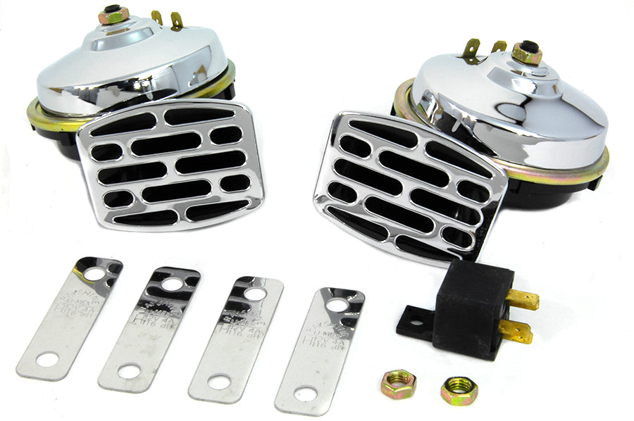 HARLEY Chrom 12 Volt Doppeltes Hupenset Passt 0- Custom, Anwendung
