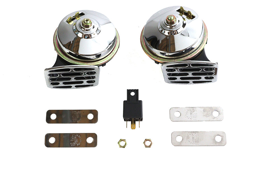 HARLEY Chrom 12 Volt Doppeltes Hupenset Passt 0- Custom, Anwendung