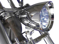HARLEY 4-1/2 Zoll runder verchromter Billet-Scheinwerfer passend für 0- Custom, Anwendung