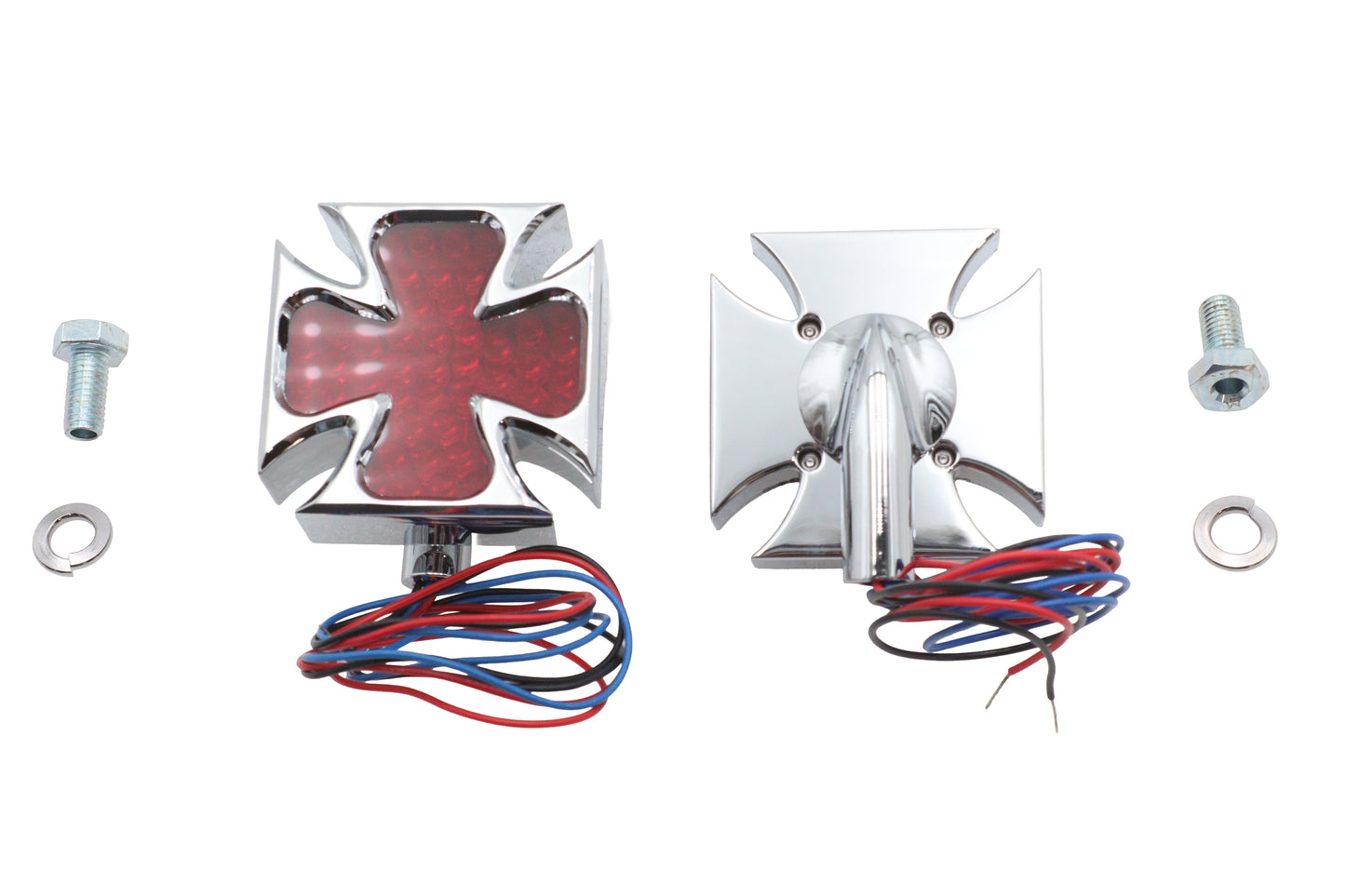 HARLEY Chrome Maltese Markerleuchten-Set, passend für 0- Custom, Anwendung