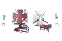 HARLEY Chrome Maltese Markerleuchten-Set, passend für 0- Custom, Anwendung