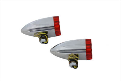 HARLEY Red Lens with Amber LED Marker Lamp Set fits 0-  Custom, application