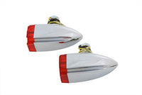 HARLEY Red Lens with Amber LED Marker Lamp Set fits 0-  Custom, application