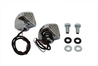 HARLEY Red LED Clear Lens Micro Marker Lamp Set fits 0-  Custom, application