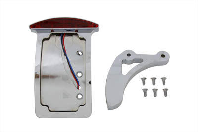 HARLEY Chromgebogener Slice Style Rücklicht-Kit Passend für 0-  Custom, Anwendung