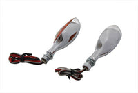 HARLEY Chrome Eagle Eye Amber Seitenmarkierungsleuchten-Set Passend für 0-  Custom, Anwendung