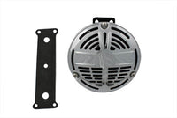 HARLEY 6 Volt Hupe mit Halterung Passend für 1942-1952 WL, 1951-1957 G, 1942-1948 EL, 1942-1948 FL,
