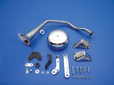 HARLEY Trompeten-Stil 12 Volt Hupen-Kit Passend für 1949-1965 FL, Panhead Modelle 1966-1984 FLH, Shovelhead Mo