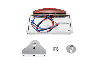 HARLEY Chrome LED Slice Style Tail Lamp Assembly Fits 0-  Custom, application
