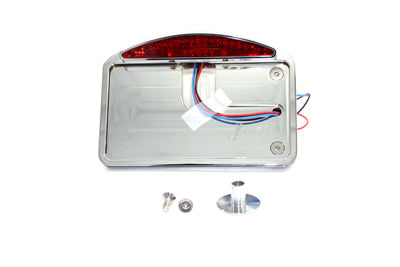 HARLEY Chrome LED Slice Style Tail Lamp Assembly Fits 0-  Custom, application