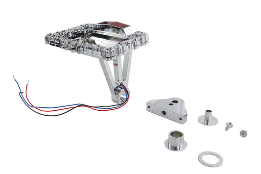 HARLEY Chrome Skull Style Tail Lamp Assembly Fits 0-  Custom, application