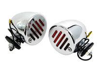 HARLEY Chrome Bullet Markierungsleuchten-Set mit rotem Glas Passend für 0- Custom, Anwendung