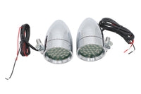 HARLEY Chrom-Geschoss-Positionsleuchten-Set mit bernsteinfarbenen LEDs, passend für 0- Custom, Anwendung