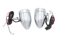 HARLEY Chrom-Geschoss-Positionsleuchten-Set mit bernsteinfarbenen LEDs, passend für 0- Custom, Anwendung