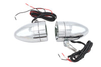 HARLEY Chrom-Geschoss-Positionsleuchten-Set mit bernsteinfarbenen LEDs, passend für 0- Custom, Anwendung