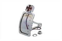 HARLEY Chrom Billet Rücklicht-Kit Vertikal gebogen Passt für 1986-2007 FLST,   1984-2007 FXST,   200