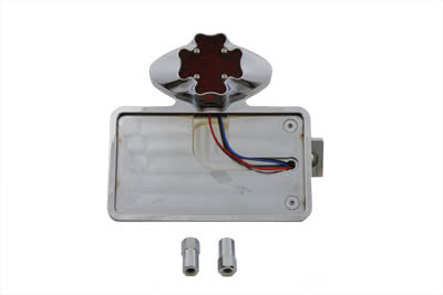 HARLEY Chrom Horizontales LED-Rücklicht-Kit Malteser Stil Passend für 1979-1996 XL,