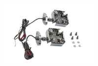 HARLEY Chrom Blinker-Set Malteser Rot LED Passt für 0- Custom, Anwendung