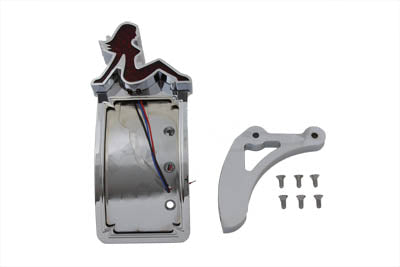 HARLEY Chrome gebogener Rücklichtsatz Lady Type Passend für 0- Custom, Anwendung