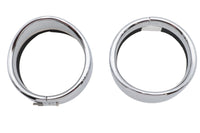 HARLEY Spotlamp Frenched Zierring mit Visier Passend für alle Modelle ab 1962, ausgestattet mit O.E. oder Zubehör