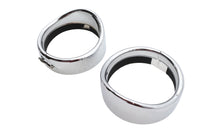 HARLEY Spotlamp Frenched Zierring mit Visier Passend für alle Modelle ab 1962, ausgestattet mit O.E. oder Zubehör