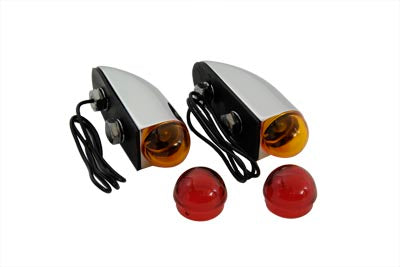 HARLEY 1 inch Mini Marker Lamp Set fits 0-  Custom, application