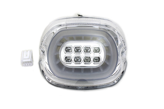 HARLEY Lay Down LED Rücklicht Klarglas Passt 1999-UP FLT, 1999-UP XL, 1999-UP FXST, 1999-2017 FXD,