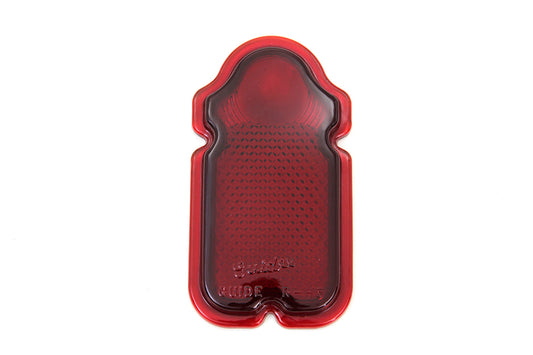 HARLEY Red Glass Tail Lamp Lens fits 1947-1954 FL,