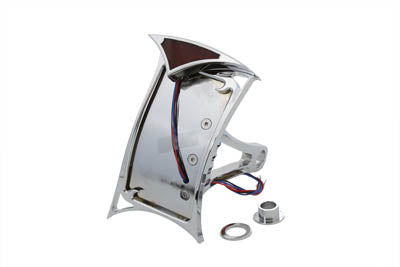 HARLEY Curved Tail Lamp Kit im Piraten-Stil, passend für FXST ab Baujahr 1986,