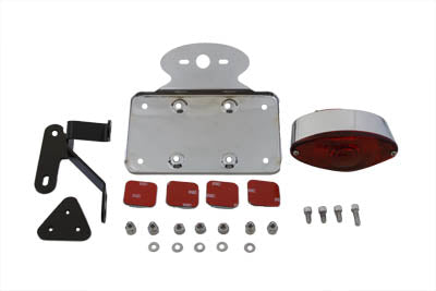 HARLEY Chrom-Cateye-Rücklicht-Kit horizontale Montage passend für XL ab 2004,