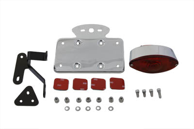 HARLEY Chrom-Cateye-Rücklicht-Kit horizontale Montage passend für XL ab 2004,