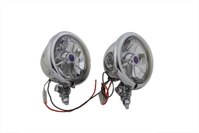 HARLEY 4-1/2 inch Tri Bar Spotlamp fits 0-  Custom, application 0-  Custom, application