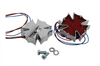 HARLEY Firefighter Marker Lamp Set with Red Lens Fits 0-  Custom, application