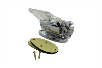 HARLEY Chrome Fan Marker Lamp Blue Fits 0-  Custom, application