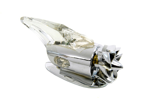 HARLEY Chrome Amber Fan Operated Marker Lamp Fits 0-  Custom, application