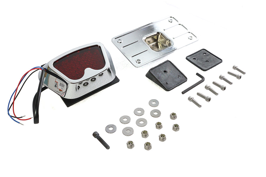HARLEY LED-Rücklicht-Kit Passend für 1973-1984 FX, 1973-1984 FL, 1973-1998 XL, 1984-1998 FXST, 1982