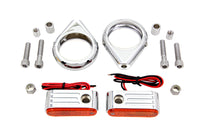 HARLEY Blinkerset vorne mit 49mm Gabelklemmen Passend für 0- Custom, Anwendung