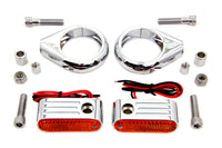 HARLEY Blinkerset vorne mit 49mm Gabelklemmen Passend für 0- Custom, Anwendung
