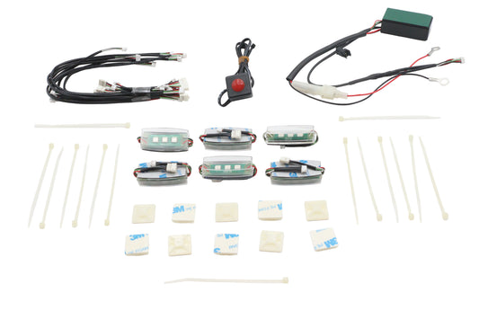 HARLEY LED Marker Lamp Pod Set with 6 Pods Fits 0-  Custom, application