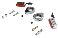 HARLEY Blinkerkit vorne mit 39mm Gabelklemmen Passt 0- Custom, Anwendung 0- Custom, Anwendun
