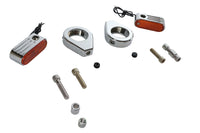 HARLEY Blinkerkit vorne mit 39mm Gabelklemmen Passt 0- Custom, Anwendung 0- Custom, Anwendun