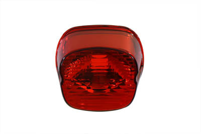 HARLEY Rücklichtglas, flache Ausführung, rot, passend für FLT ab Bj. 2003,