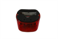 HARLEY Rücklichtglas, flache Ausführung, rot, passend für FLT ab Bj. 2003,