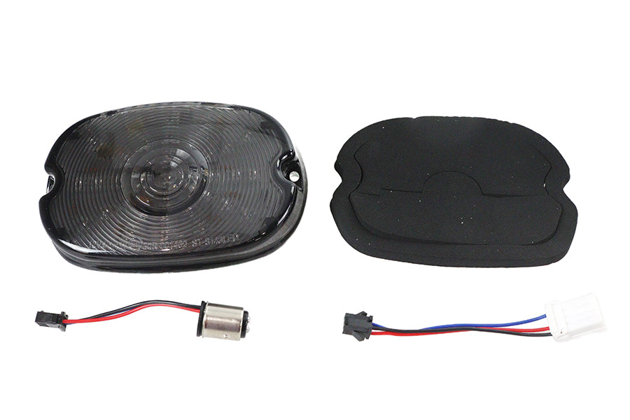 HARLEY LED-Rücklichtbaugruppe passend für 1989-2010 FXST, 1989-2010 FLSTC, 1989-2010 FLSTF, 1989-2010