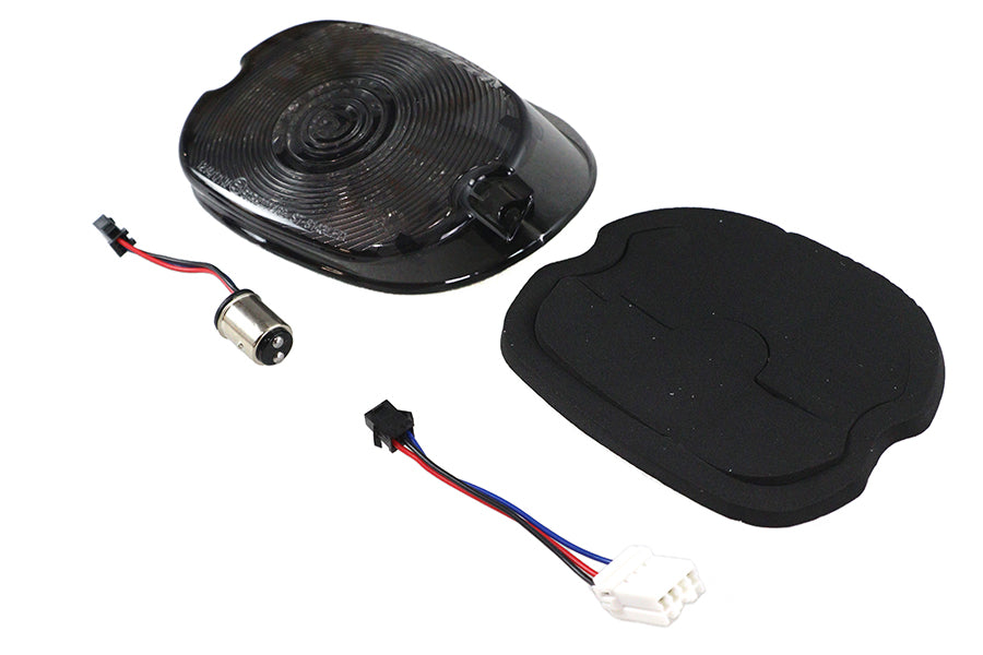 HARLEY LED-Rücklichtbaugruppe passend für 1989-2010 FXST, 1989-2010 FLSTC, 1989-2010 FLSTF, 1989-2010