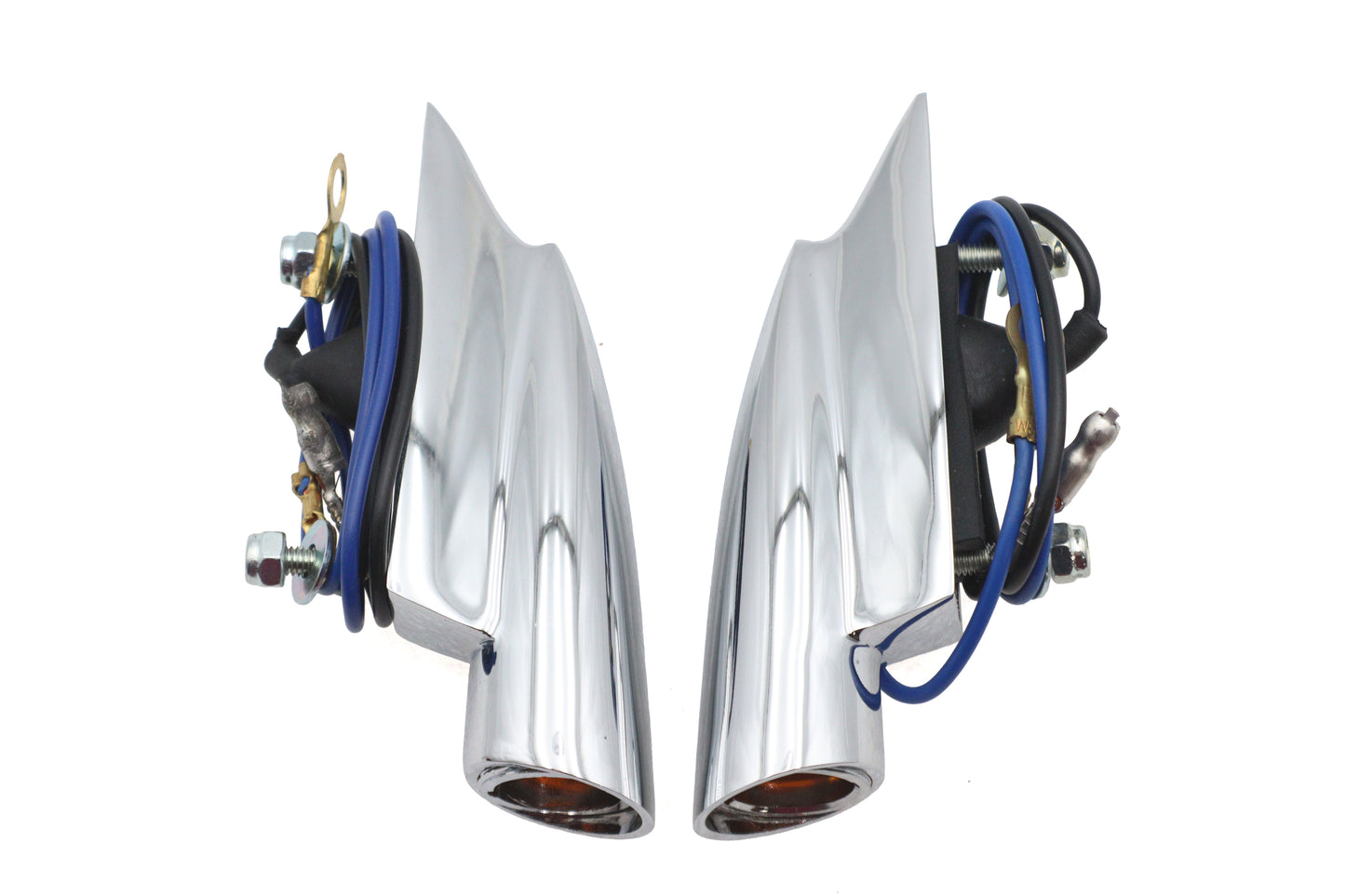 HARLEY Hot Spot Blinker-Kontrollleuchten-Set mit gelbem Glas Passt zu 0-  Custom, Anwendung