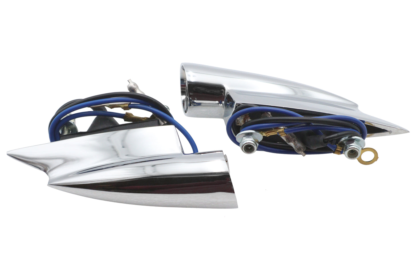 HARLEY Hot Spot Blinker-Kontrollleuchten-Set mit gelbem Glas Passt zu 0-  Custom, Anwendung